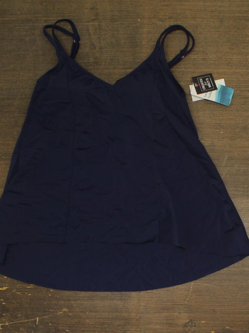 Swim Solutions Navy Blue Swim Solutions Midnight Princess High Low 10